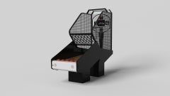 Elevate Customs Trestle Basketball Tables/Solid Pantone Black Color in 8'3" -USA