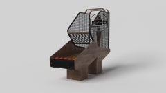 Elevate Customs Trestle Basketball Tables/Solid Walnut Wood in 8'3" -Made in USA