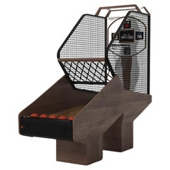 Tavoli da basket a cavalletto Elevate Customs/Solid Walnut Wood in 8'3" - Made in USA