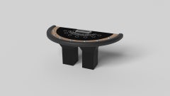 Elevate Customs Trestle Black Jack Tables / Solid Curly Maple Wood in 7'4" - USA