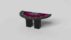 Elevate Customs Trestle Black Jack Tables/Solid Pantone Black Color in 7'4" -USA