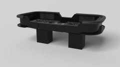Elevate Customs Trestle Craps Tische / massive Pantone Schwarze Farbe in 9'9" - USA