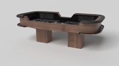 Tavoli da Craps a cavalletto Elevate Customs / Legno massiccio di noce in 9'9" - Made in USA