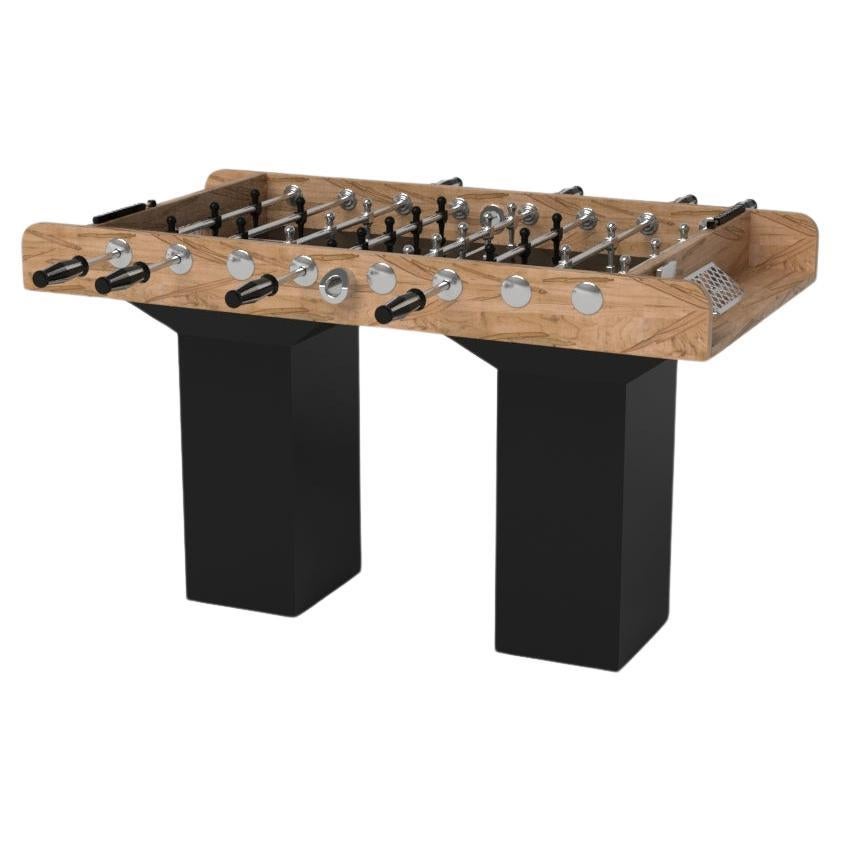 Elevate Customs Trestle Foosball Tables / Solid Curly Maple in 5' - Made in USA For Sale