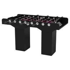 Elevate Customs Trestle Foosball Tables / Solid Pantone Black in 5' -Made in USA