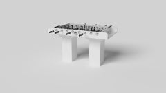 Elevate Customs Trestle Foosball Tables / Solid Pantone White in 5' -Made in USA