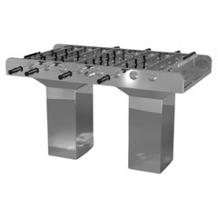 Elevate Customs Trestle Foosball Tables /Stainless Steel Metal in 5'-Made in USA