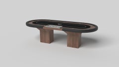 Elevate Customs Trestle Poker Tables / Solid Walnut Wood in 8'8" - Made in USA