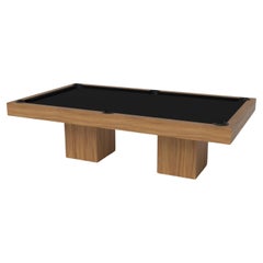Elevate Customs Trestle Pool Table / Solid Teak Wood in 8.5' - Made in USA