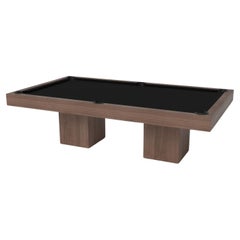 Elevate Customs Trestle Pool Table / Solid Walnut Wood in 8.5' - Made in USA