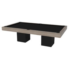 Elevate Customs Trestle Pool Table / Solid White Oak Wood in 8.5' - Made in USA