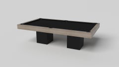 Elevate Customs Trestle Pool Table / Solid White Oak Wood in 9' - Made in USA