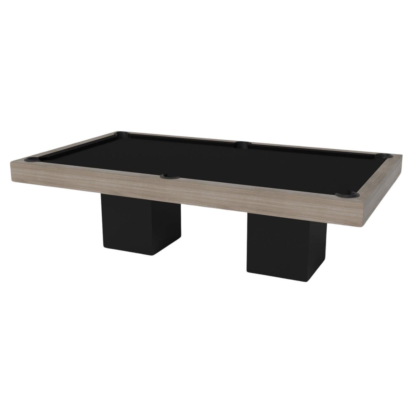 Elevate Customs Trestle Pool Table / Solid White Oak Wood in 9' - Made in USA
