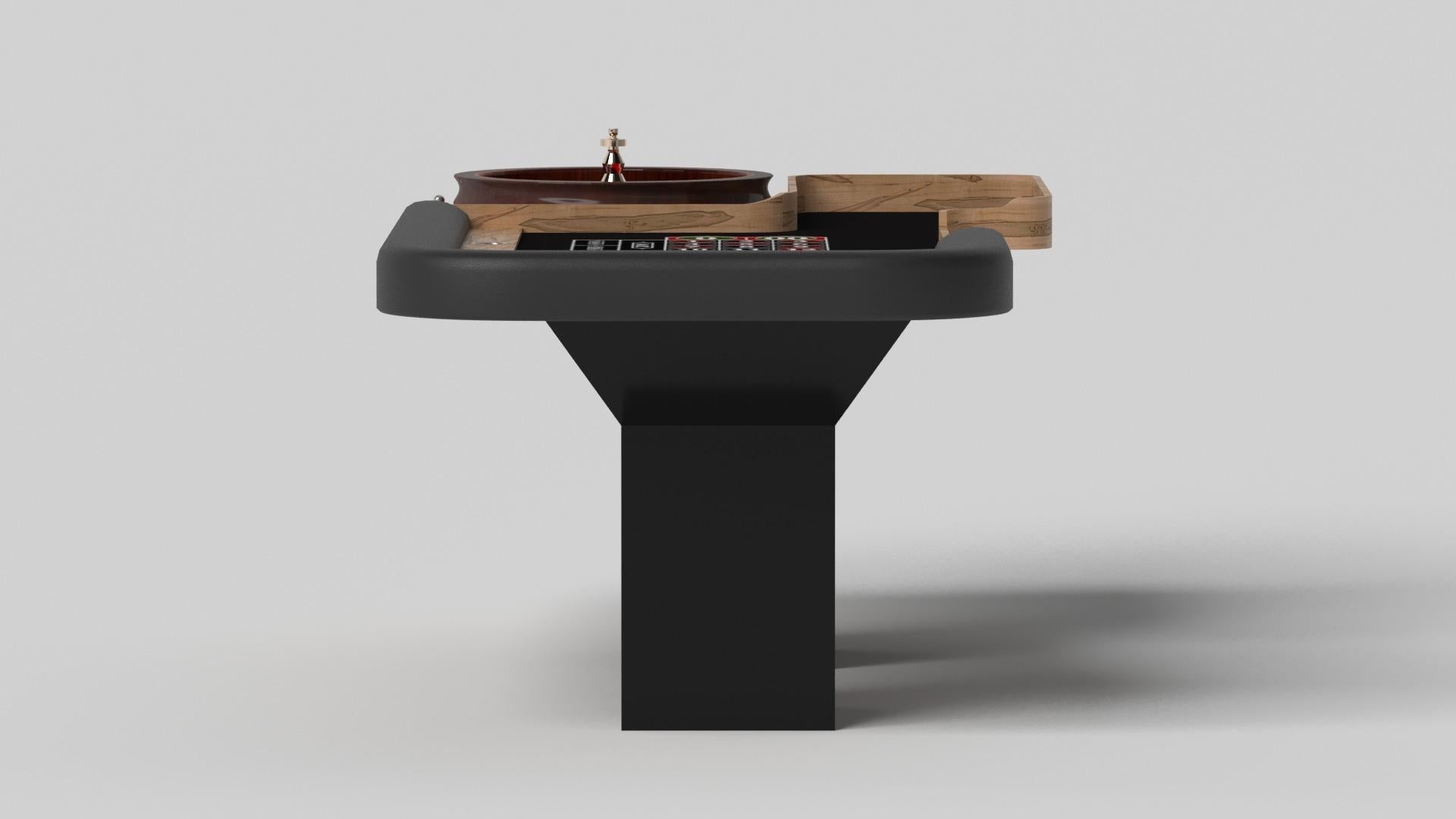 Minimalist Elevate Customs Trestle Roulette Tables / Solid Curly Maple Wood in 8'2