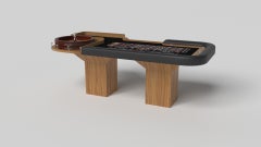 Elevate Customs Trestle Roulette Tables / Solid Teak Wood in 8'2" - Made in USA
