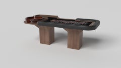 Elevate Customs Trestle Roulette Tables / Solid Walnut Wood in 8'2" -Made in USA
