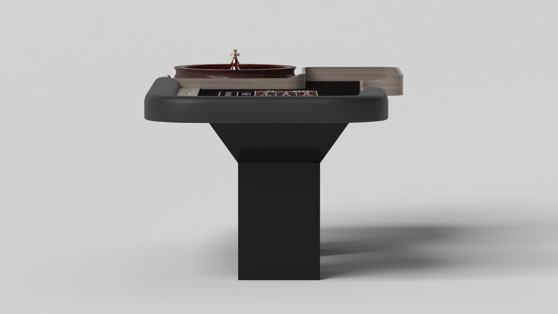 Minimalist Elevate Customs Trestle Roulette Tables / Solid White Oak Wood in 8'2