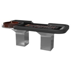 Elevate Customs Tables de roulette à tréteaux/Tôle d'acier inoxydable en 8'2" -USA
