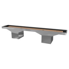 Elevate Customs Trestle Shuffleboard / Stainless Steel Sheet Metal in 12' - USA