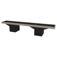 Elevate Customs Trestle Shuffleboard Tables / Solid White Oak Wood in 12' - USA