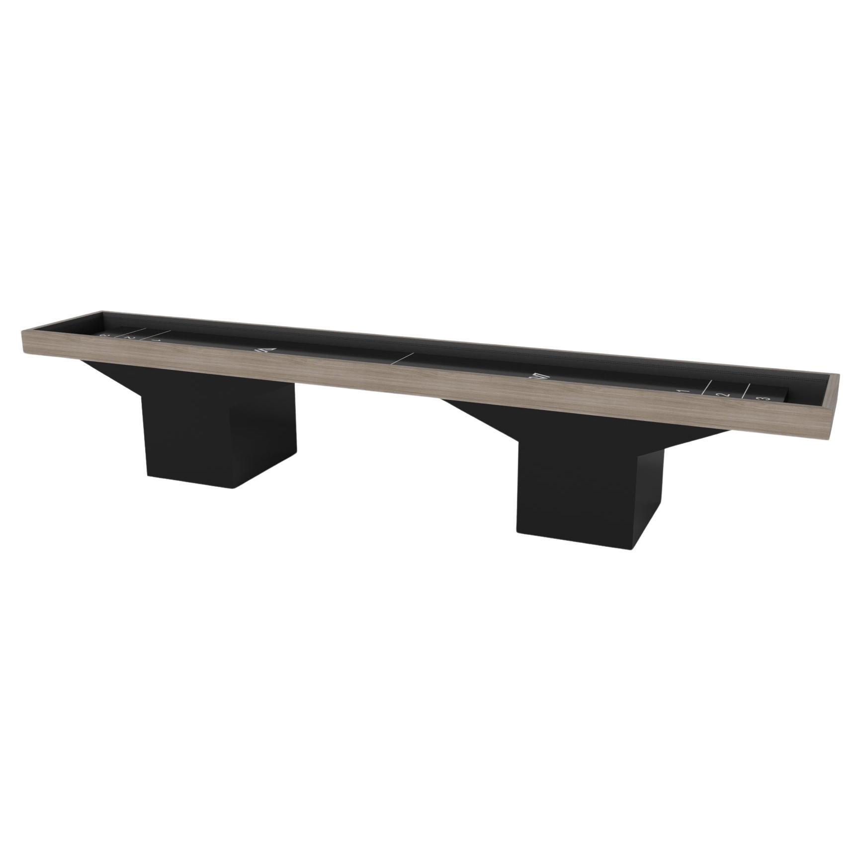 Elevate Customs Trestle Shuffleboard Tables / Bois de chêne blanc massif en 14' - USA