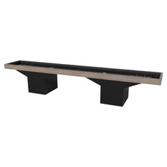 Elevate Customs Trestle Shuffleboard Tables / Bois de chêne blanc massif en 18' - USA