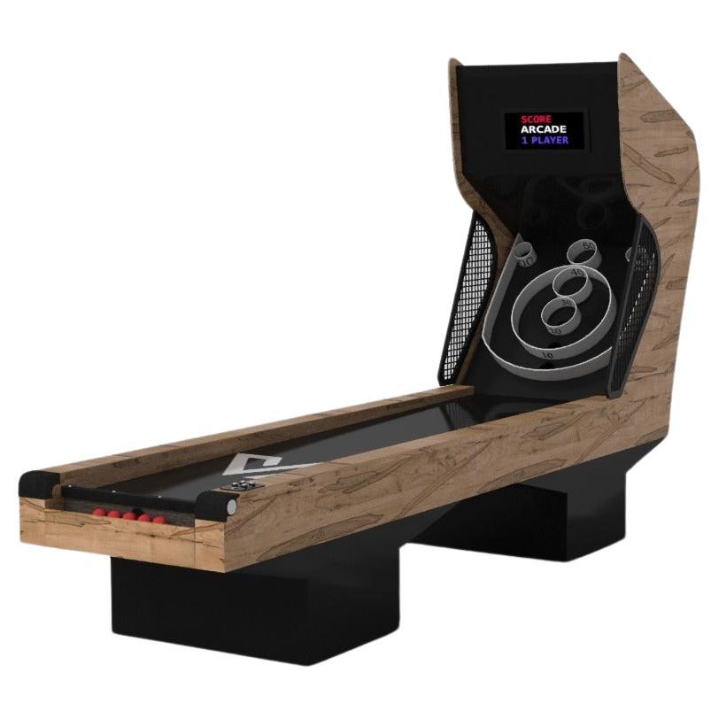 Tables de tréteaux sur mesure / Bois d'érable bouclé massif, fabriqué aux États-Unis