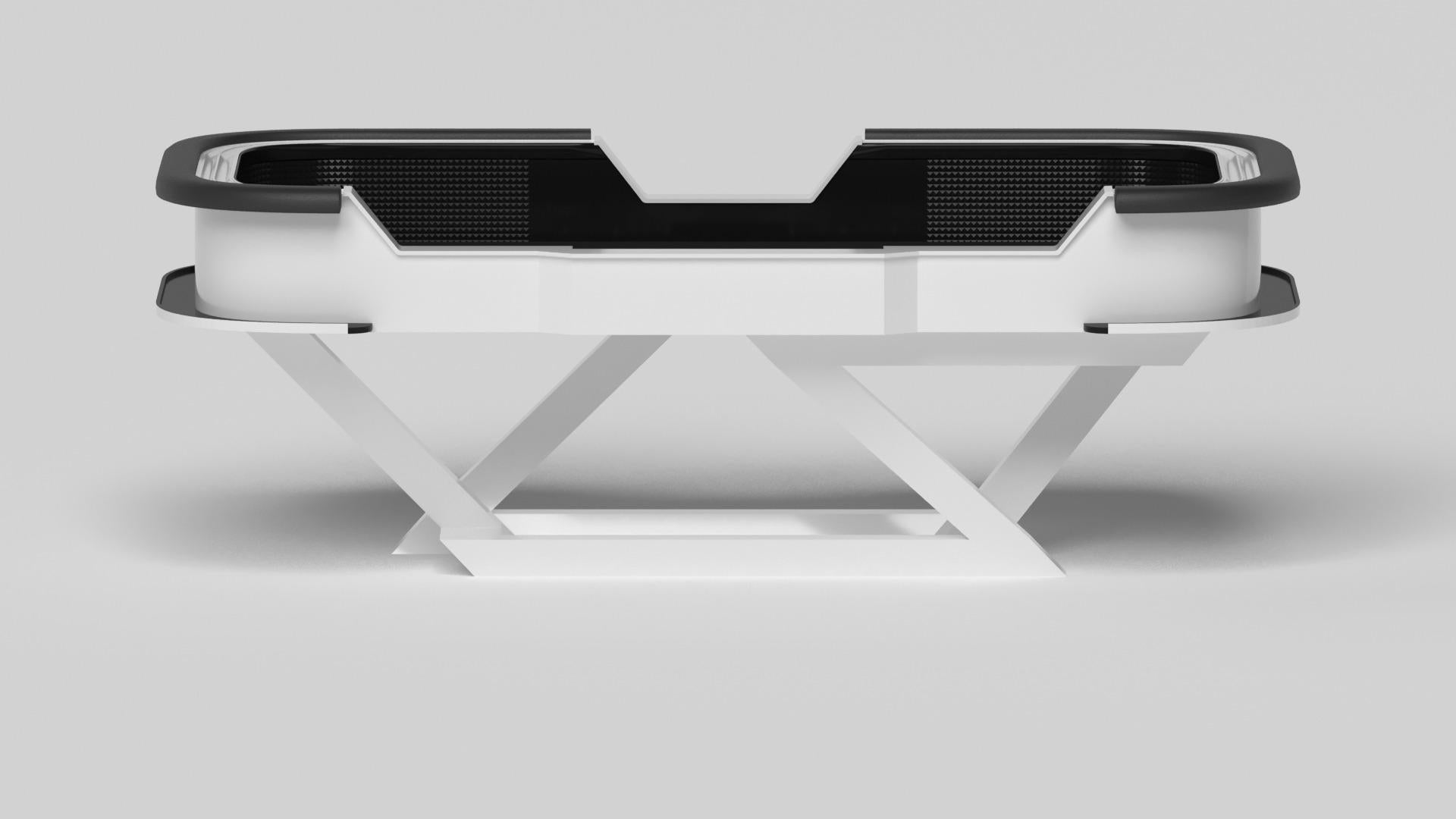 Américain Tables Trinity Craps sur mesure / Blanc Pantone massif en 9'9