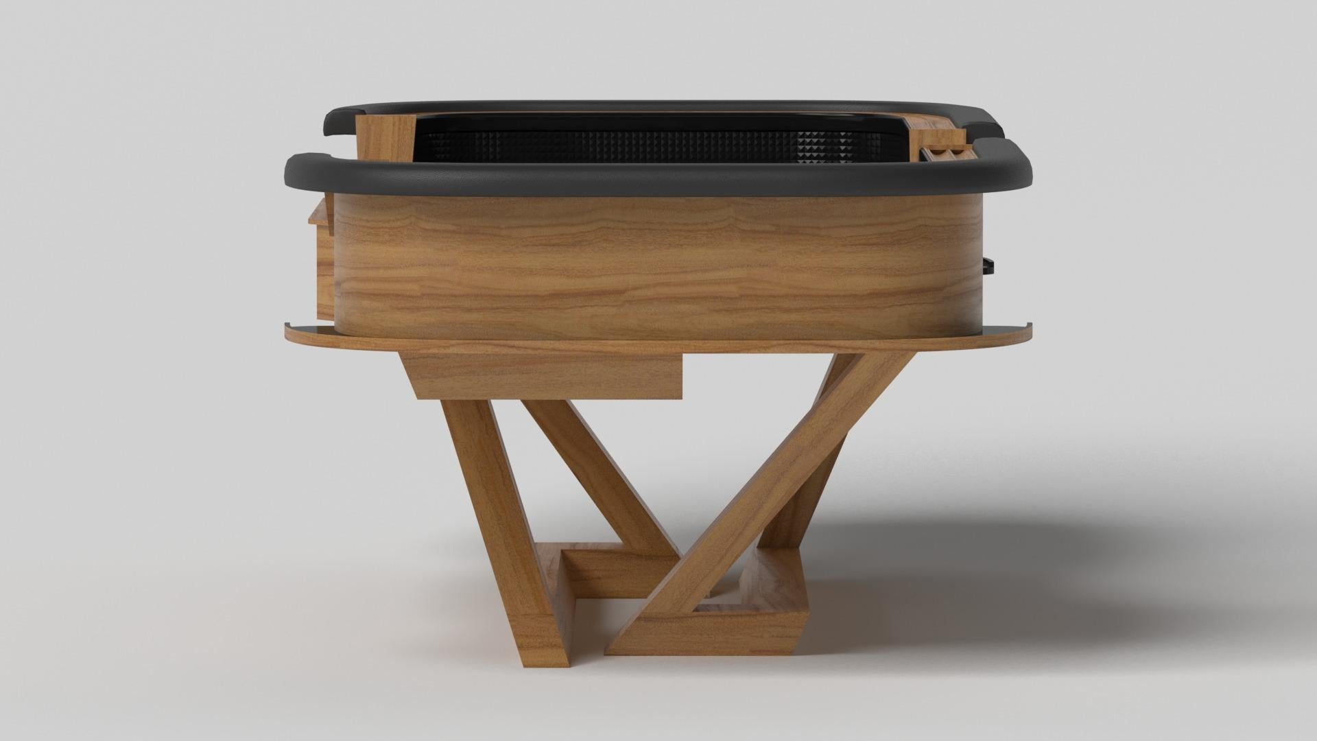 Modern Elevate Customs Trinity Craps Tables / Solid Teak Wood in 9'9