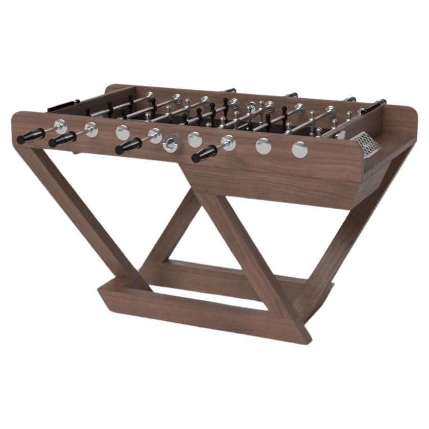Elevate Customs Trinity Foosball Tables / Solid Walnut Wood in 5' - Made in USA