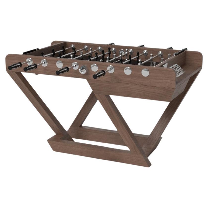 Elevate Customs Trinity Foosball Tables / Solid Walnut Wood in 5' - Made in USA For Sale