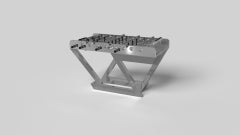 Elevate Customs Trinity Foosball Tables/Stainless Steel Metal in 5' -Made in USA
