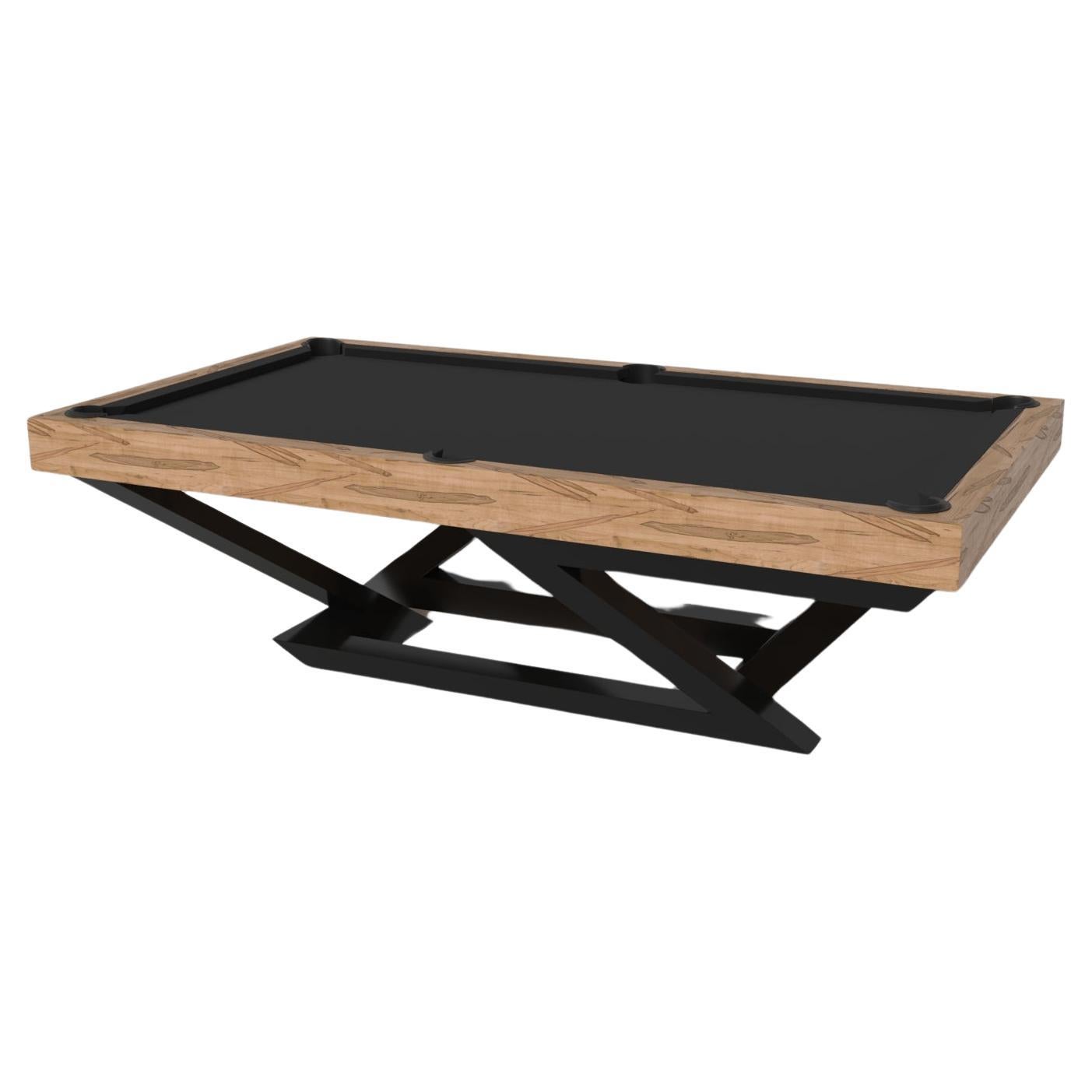 Elevate Customs Trinity Pool Table / Solid Maple Wood in 8.5' - Made in USA en vente