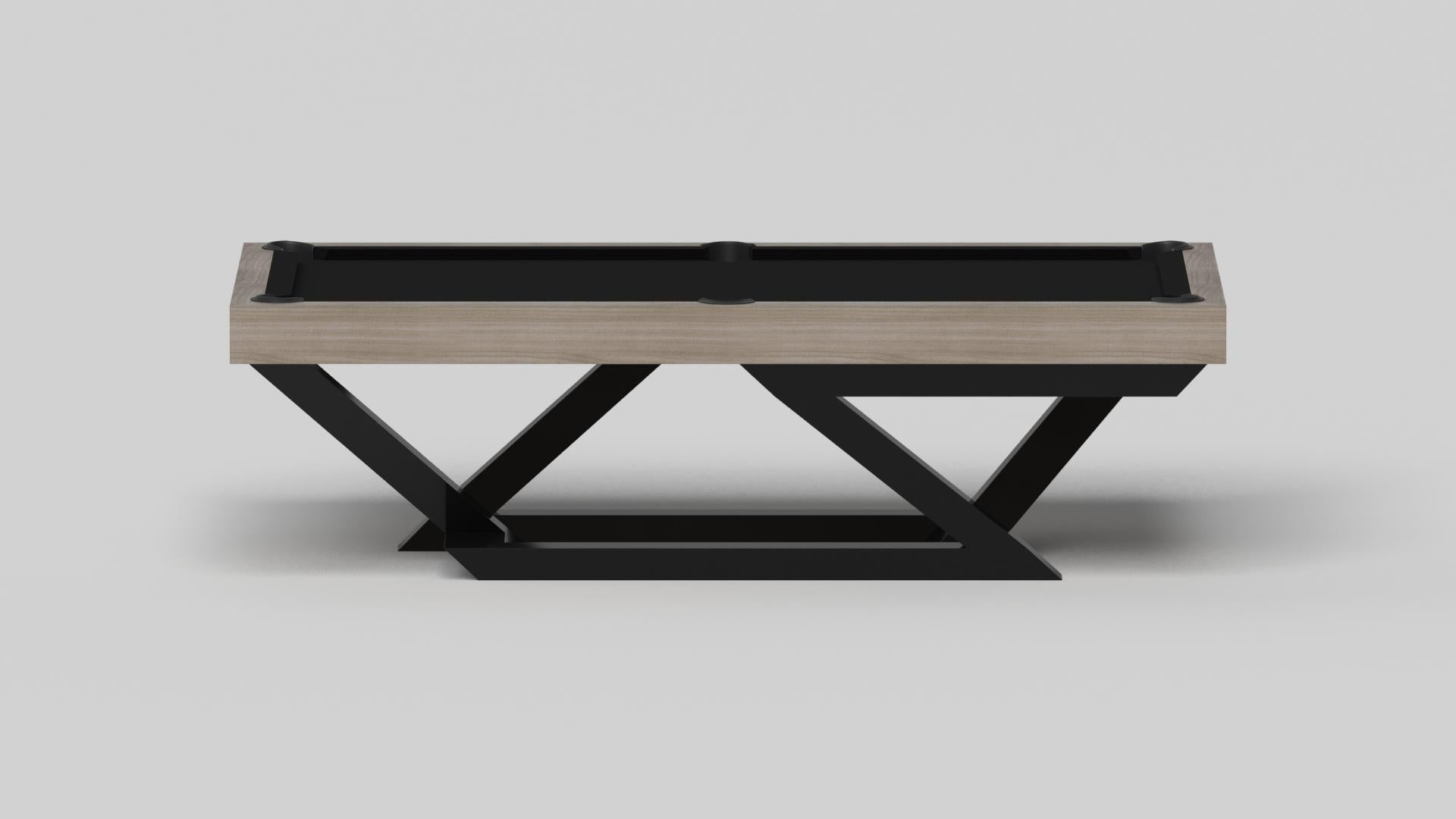 Américain Elevate Customs Trinity Pool Table / Solid White Oak Wood in 7'/8' - Made in USA en vente