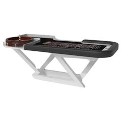 Elevate Customs Trinity Roulette Tables / Solid Pantone White Color in 8'2" -USA