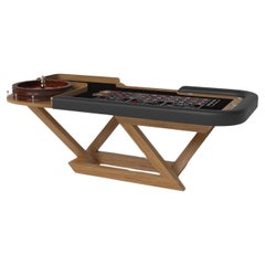 Elevate Customs Trinity Roulette Tables / Solid Teak Wood in 8'2" - Made in USA