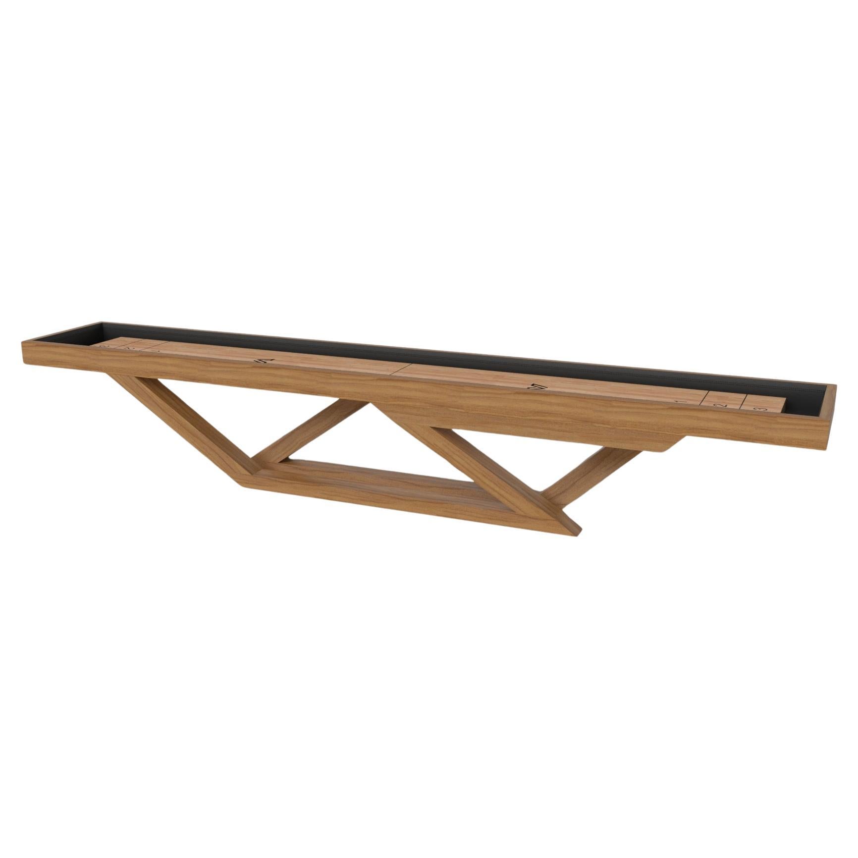 Elevate Customs Trinity Shuffleboard Tables /Solid Teak Wood in 12' -Made in USA