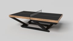 Elevate Customs Trinity Tennistisch / Massivholz geschwungenes Ahornholz in 9' -Made in USA