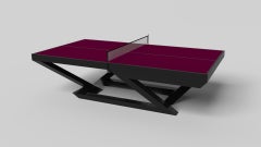 Elevate Customs Trinity Tennistisch / Solid Pantone Schwarz in 9' - Made in USA