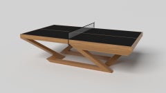Elevate Customs Trinity Tennis Table / Solid Teak Wood in 9' - Made in USA