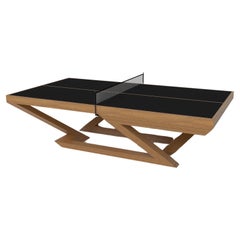 Elevate Customs Trinity Tennis Table / Solid Teak Wood in 9' - Made in USA