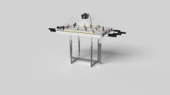 Elevate Customs Upgraded Beso Dome Hockey Tables/Solid Pantone Black in 3'9"-USA