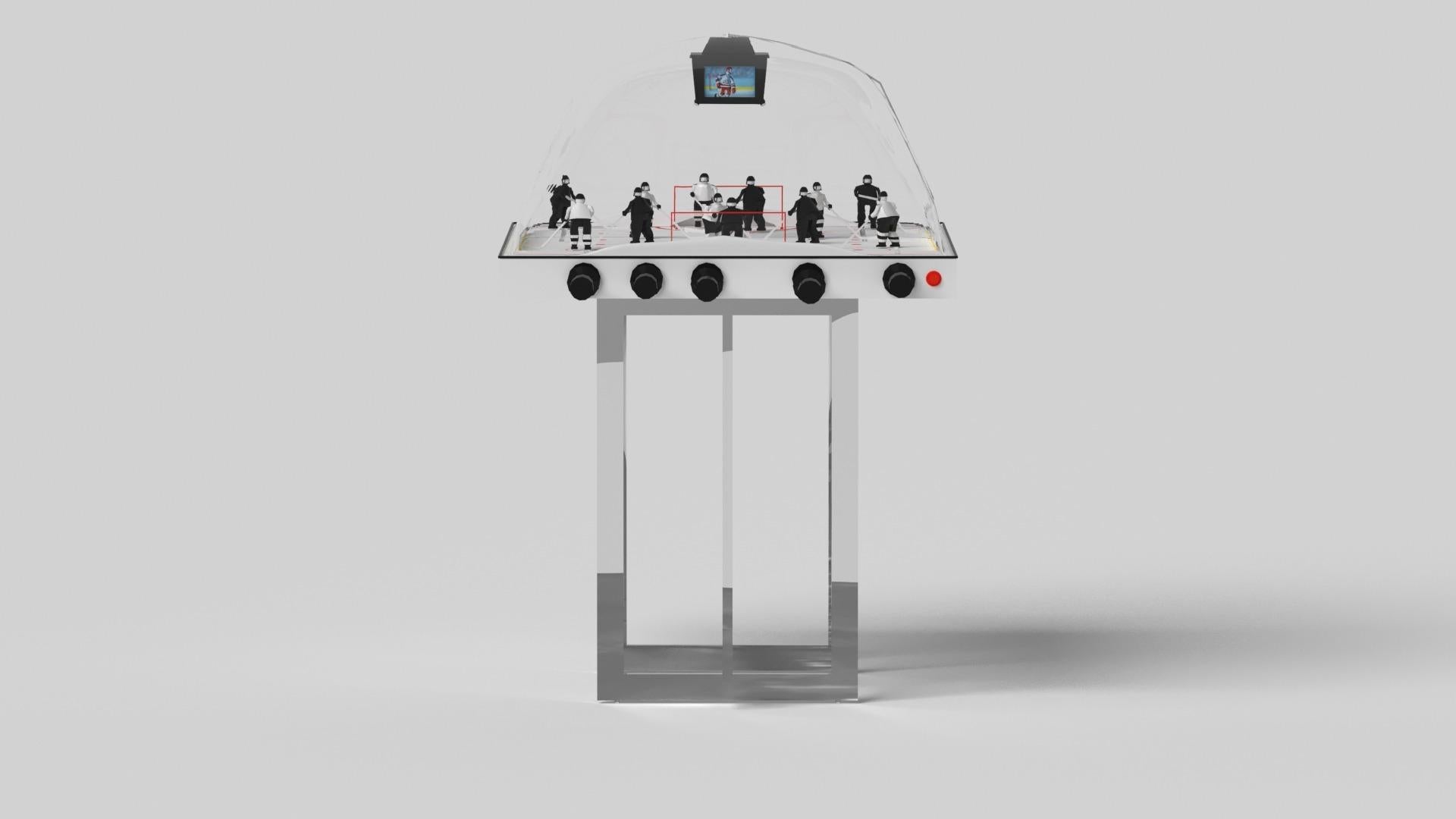 Moderne Elevate Customs tables de hockey Beso Dome Upgraded/Solid Pantone Black in 3'9
