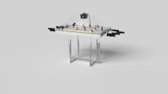 Elevate Customs Upgraded Beso Dome Hockey Tables/Solid Pantone White in 3'9"-USA