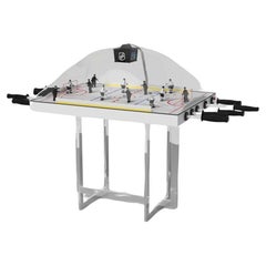 Elevate Customs Upgraded Beso Dome Hockey Tables/Solid Pantone White in 3'9"-USA