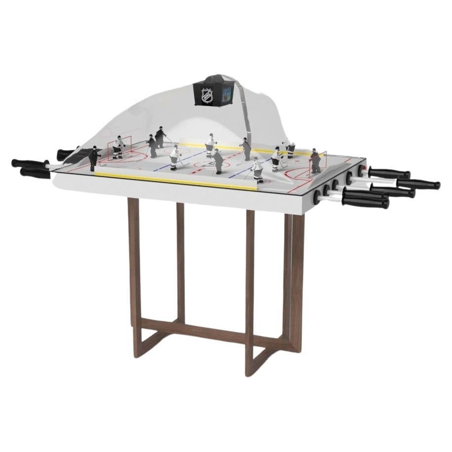 Elevate Customs Upgraded Beso Dome Hockey Tables /Solid Walnut Wood in 3'9" -USA For Sale
