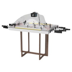 Elevate Customs Upgraded Beso Dome Hockey Tables /Solid Walnut Wood in 3'9" -USA
