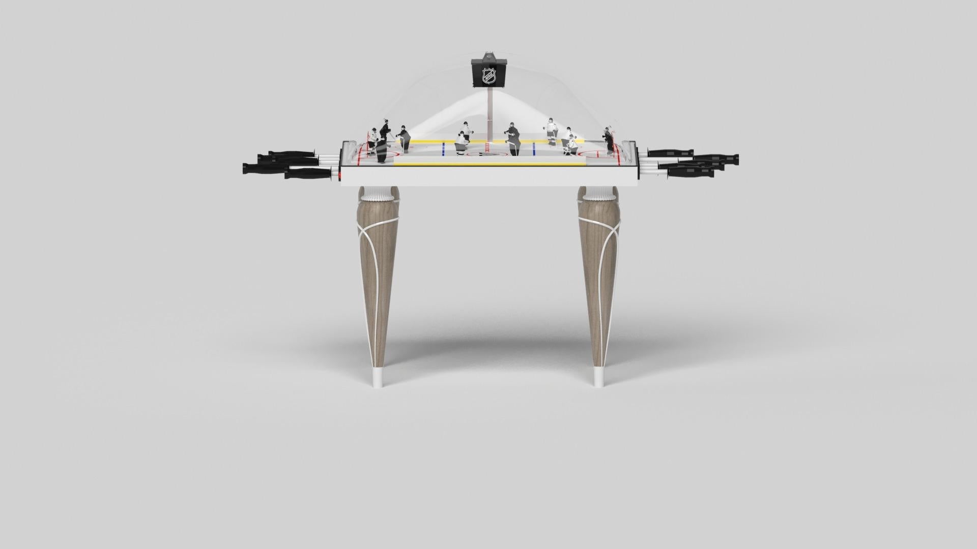 American Elevate Customs Upgraded Don Dome Hockey Tables/Solid White Oak Wood in 3'9