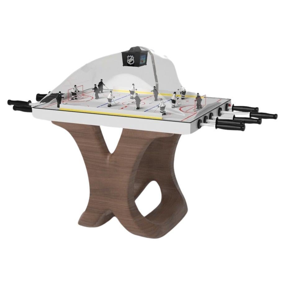Elevate Customs Upgraded Draco Dome Hockey Tables/Solid Walnut Wood in 3'9" -USA For Sale