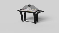 Elevate Customs Upgraded Elite Dome Hockey / Stainless Steel Metal in 3'9" - USA